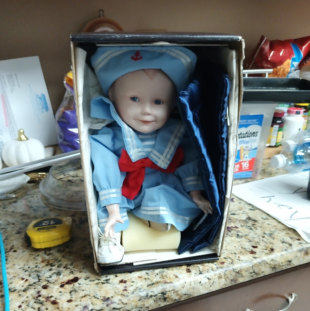 Vintage collectible doll by Edward M. Knowles named Amanda